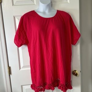 Swimsuits For All COURTNEY TASSEL TUNIC / COVER - SIZE 18/20